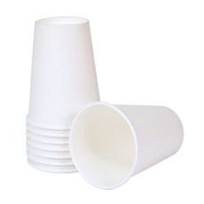 12온스 종이컵 무지 500개입, 1세트, 500개