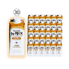 뉴케어 고단백 "단백질 보충이 필요할때" 30일분(200ml*30개입) 하이프로틴 영양식 음료, 6L, 1세트