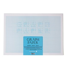 모닝글로리 A3 방안지 모조 방안지 제도 설계 수학 모눈종이