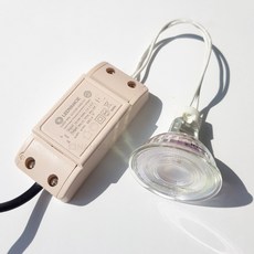 오스람 LED MR16 LED할로겐램프 4.5W GU5.3 12V 전용 안정기 세트, 1세트, 전구색