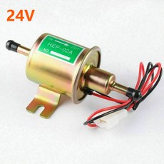 12V 24V 범용 전기 펌프 저압 자동차 ATV 와이어 고정 HEP 기화기 가솔린 볼트 오토바이 02A, HEP 02A 24V