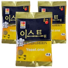 뚜레반 이스트 8g 드라이 발효 팽창 베이킹, 3개