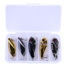 YF 예피싱 메탈바이브 5종세트 5.5cm-11g 바이브레이션 미끼 배스 쏘가리 루어낚시 하드베이트, YF-메탈바이브 5종세트(11g), 1개