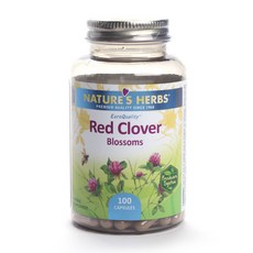 NATURE'S HERBS 紅三葉草花膠囊, 1個, 100 件