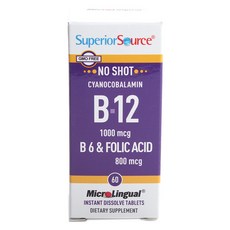 Superior Source 綜合維生素B群錠, 1個, 60 件