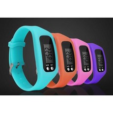 만보기 시계/만보계/만보 손목 시계/실리콘, 연핑크, 1개