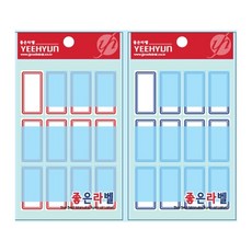 예현 좋은라벨 보호견출지 4023 인덱스 분류용 라벨 21x43mm, 적색