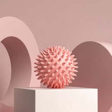 마사지 볼 근막 근육 이완 요가 피트니스 어깨 목 발마사지 풑 하드 넥 멤브레인 경락, 5. 핑크, 1개