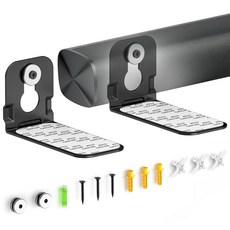 울트라 슬림 사운드바 마운트 핏 TV용 소형 사운드 바 삼성 HW-S700D TV 아래 또는 위 마운트용 컴팩트 사운드 바 마운트 브래킷 로우 프로파일 사운드바를 위한 안전