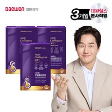 [본사직영] 대원제약 모발콜라겐 3X 저분자콜라겐펩타이드, 3박스, 28회분 3박스, 28회분