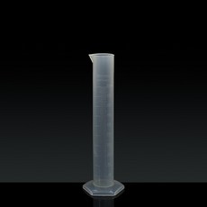500ml 눈금 PVC 메스실린더 액체 부피측정 실험용기 과학용품 도구 용량 체적 액체류 시험