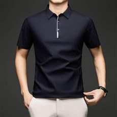 polo衫上衣男涼感運動上衣夏季透氣冰絲短袖大尺碼吸濕排汗休閒速乾翻領上衣POLO衫冰絲短袖商務寬鬆高爾夫工作短袖T恤男-