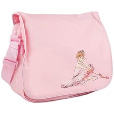 Bloch Dance 여아용 조절 가능한 스트랩 발레리나 숄더백 라이트 핑크