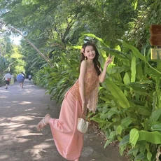 태국 미얀마 여성 다이 의상 민족 공연 무용 전통 스타일 드레스, 01 one size, 12 29