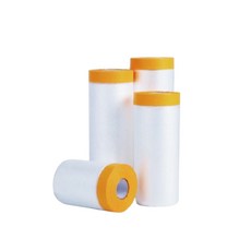 【特選工廠】油漆遮蔽防塵膜 一次性保護膜 室內裝修適用 (3m x 20m), 4個