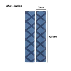 오토바이열선그립 미끄럼 방지 열 수축 고무 장갑 핸들바 범용 장갑 슬리브 2 개, 5) Blue Handle, 05 Blue Handle