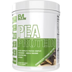 EVLUTIONNUTRITION 피 프로틴 초콜릿 피넛 버터 맛, 1개, 454g