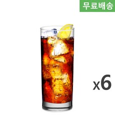6p BOX 오션글라스 산마리노 하이볼 480ml B00416 하이볼글라스 카페잔 칵테일롱글라스, 6개, 투명