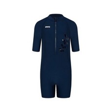 [브랜드정품]아레나 여아동 액셀 3부 반신 슈트 (A5SG1GI10_NVY) 강습수영복 휴가수영복