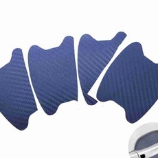 차량 문 손잡이 보호 데칼 스티커 블루 차표면보호필름