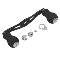 낚시 릴 핸들 교체용 낚시 베이트 캐스트 릴 핸들 로커 EVA 핸들 그립 포함 Abu Garcia 다이와 베이트 캐스팅 릴 왼쪽 또는 오른쪽 설치용 블랙 153059, A.I.FORCE 낚시 릴 핸들 교체용 베이트 캐스트