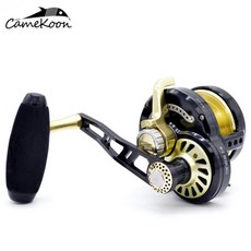 Camekoon 鼓式捲線器 6.3:1齒輪比 最大拉力32kg 海釣捲線器, EVA T把,DC300R 右手