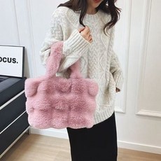 아르벤 페이크 퍼 숄더백 가방 크로스백 숄더백 가방 미니 털가방