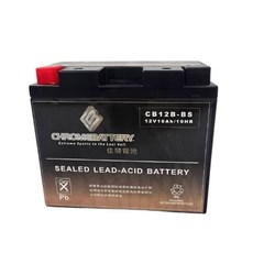 CHROMEBATTERY 膠體電池 CB12B-BS, 1個, 短保固(3個月), 1