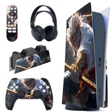 PlayVital ps5 ps5 & & & [Sage Wukong] 콘솔 본체(디스크 버전)에 대응용 스티커 씰