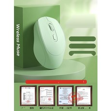 블루투스 무소음 무선 마우스 슬림 디자인 충전식 사무용, 6. 민트