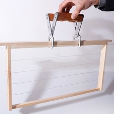 소비 집게 핸들 둥지 운반 벌꿀통 스텐 이동 스테인리스 쓰레기 소고기 클램프, 1개