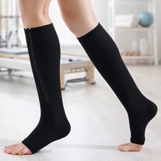 지퍼형 S사이즈 종아리 밴드 블랙 압박 헬스케어 보정
