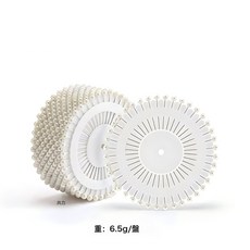 DFMEI 彩色定位珠針大頭針固定針定型光針大號圓盤固定飾品裝用彩色珠針, 1件, 白色(一盤40枚):如圖
