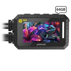 Polaroid MS283WGS 小蜂鷹 機車行車記錄器 30 HDR, 黑色, 64G