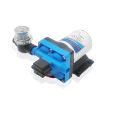 캠핑카 워터펌프 RV 트레일러 카라반 펌프 물펌프, 24V 워터 펌프 + 압력 탱크(섀시 없음)