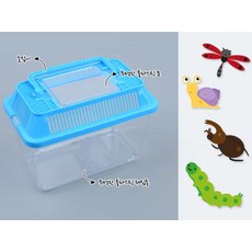 곤충 채집통 미니 곤충채집통 곤충관찰채집통 투명곤충채집통 채집통, 본제품