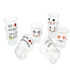 소주잔4p 예쁜소주잔, 샐러리 소주잔4p, 4개