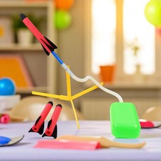 장난감 에어로켓 발사체 게임 과학