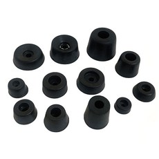 리폼플러스 고무발 낱개판매 13종 가구고무발 캡 미끄럼방지 고무캡 받침대 원형발, 1_ 고무발(라디오*저) 1개