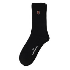 베이프 로고 자수 양말