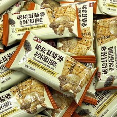福伯 黑松露 姬松茸 藜麥奇亞籽蘇打餅乾 黃芥末海苔風味 3公斤量販包, 1個, (三公斤_姬松茸)藜麥奇亞籽蘇打餅乾