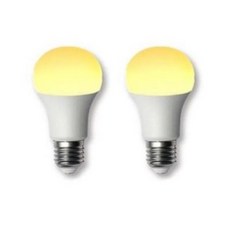 Lumian 3 級亮度控制 LED 支架燈泡 E26 6W, 2個, 黃光色