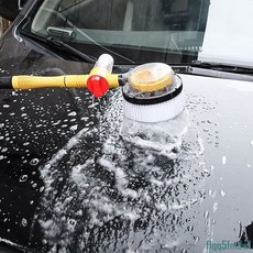 洗車刷 洗車拖把 高檔 全自動 刷車毛刷 輪轂輪胎刷子 洗車專用工具 刷車神器, 1個, 沖洗壹體刷（自動旋轉）無水管