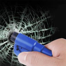 응급 자동차 비상 망치 휴대용 차량 유리 망치 탈출 파괴기, 블루