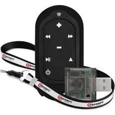 Taramp피트sTaramp의 커넥트 컨트롤 블랙 범용 장거리 CD 및 DVD 플레이어 300m 거리의 USB 수신기 베이스 카 오디오 액세서리 설치하기 쉽습니다