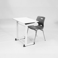 강의책상의자 이디유 700 책걸상세트 MC09, 상판(화이트)_의자(그레이)