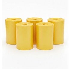 PVC 난연성 보온 매직 테이프, Yellow, 5개