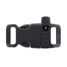 Paracord Planet 플라스틱 사이드 릴리즈 비상 생존 유틸리티 버클 및 호루라기 - 1.3cm(1/2인치) 1.6cm(5/8인치) 또는 1.9cm(3/4인치) 중에서