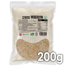 이웃푸드 고향집 바로 볶은 통깨 볶음 참깨, 200g, 1개