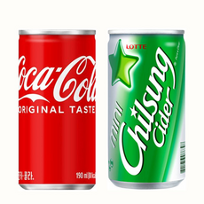 코카콜라 칠성사이다 x(), 1개, 190ml